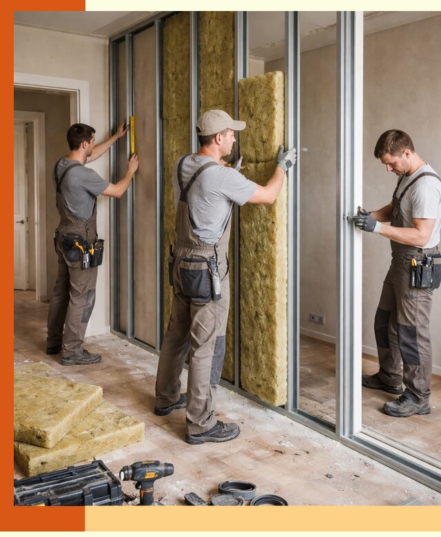 Шумоизоляция межкомнатных перегородок в ельце эффективно и надёжно