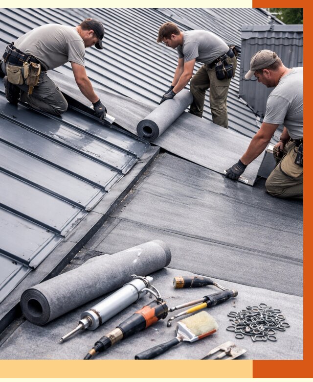 Гидроизоляция металлической кровли полимочевиной в ельце от 8728 руб. | ТепломастерЕлц