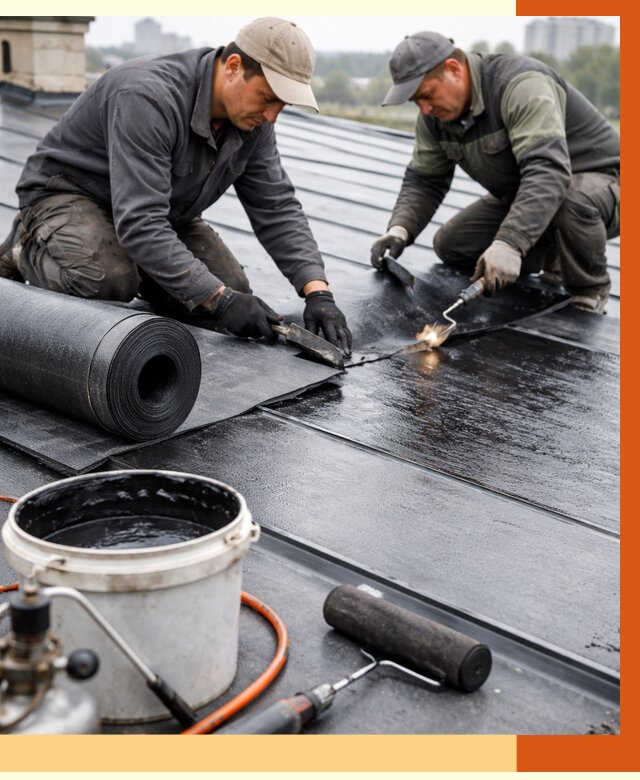 Гидроизоляция фальцевой кровли в ельце от 7701 руб. под ключ | ТепломастерЕлц
