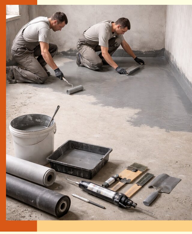 Гидроизоляция пола в ельце — надежная защита от влаги и протечек