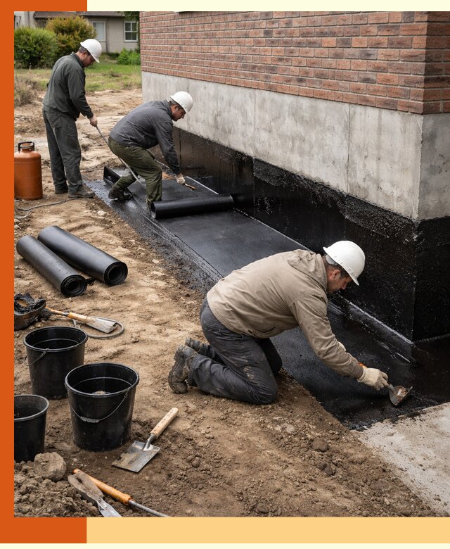 Гидроизоляция фундамента в ельце: надежная защита строений