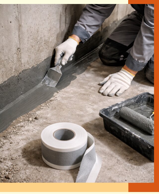 Гидроизоляция швов и герметизация стыков в ельце от 1284 руб. | ТепломастерЕлц