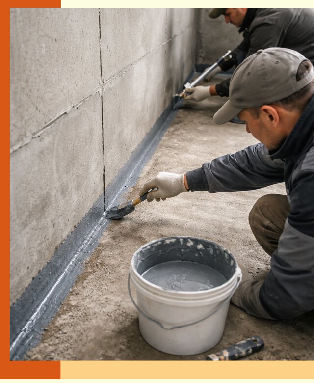 Гидроизоляция швов зданий и конструкций в ельце