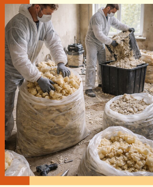 Утилизация старого утеплителя в ельце быстро и безопасно