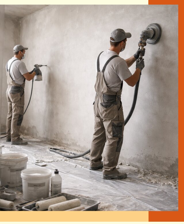 Подготовка поверхности под напыление в ельце от 1232 руб. — ТепломастерЕлц