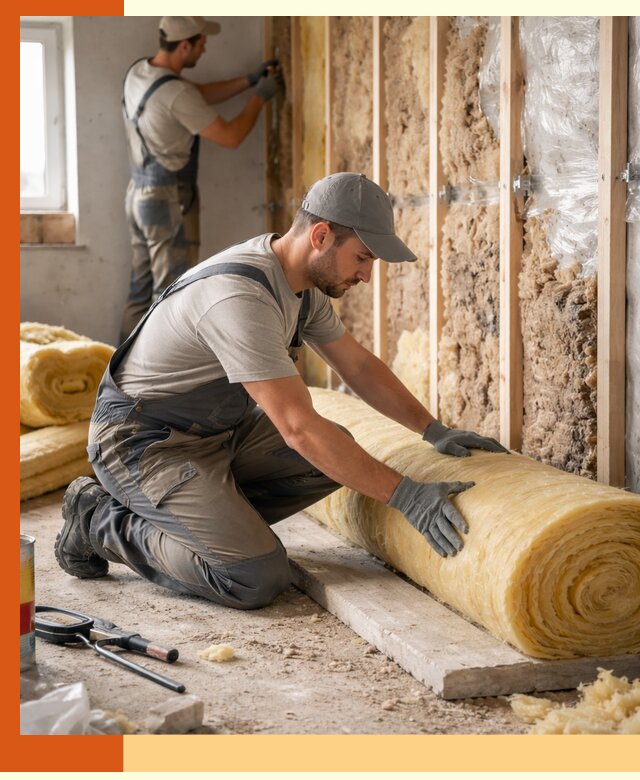 Восстановление теплоизоляции зданий и конструкций в ельце