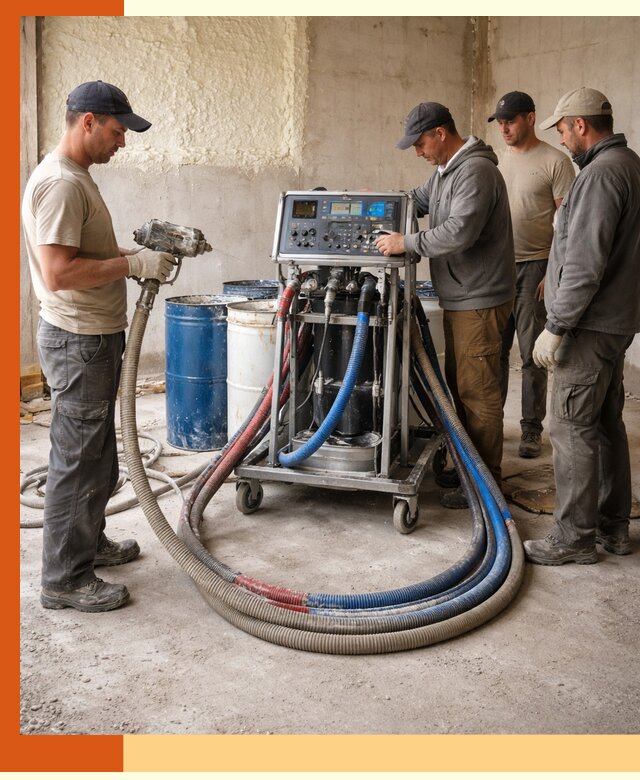 Аренда установки для напыления ППУ в ельце на выгодных условиях