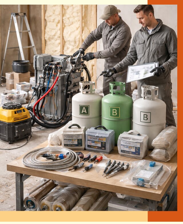 Продажа компонентов ППУ с консультацией в ельце от 4313 руб. | ТепломастерЕлц